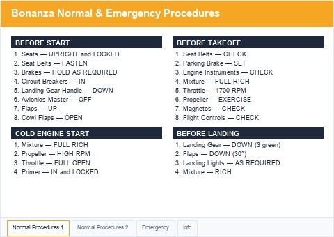 Bonanza Checklist Preview